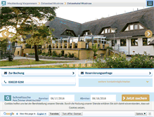 Tablet Screenshot of ostseehotel-wustrow.de